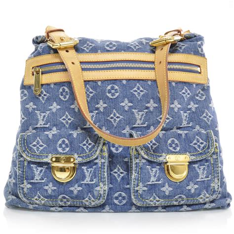 blue louis vuitton bag womens|Louis Vuitton blue denim bag.